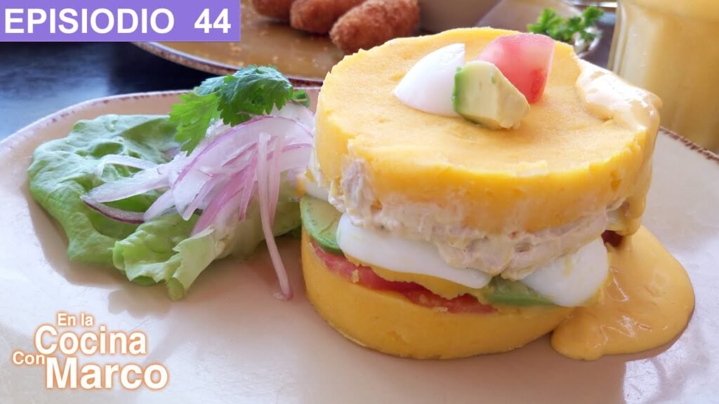 causa rellena de pollo receta peruana