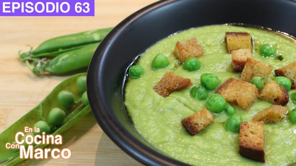 crema guisantes