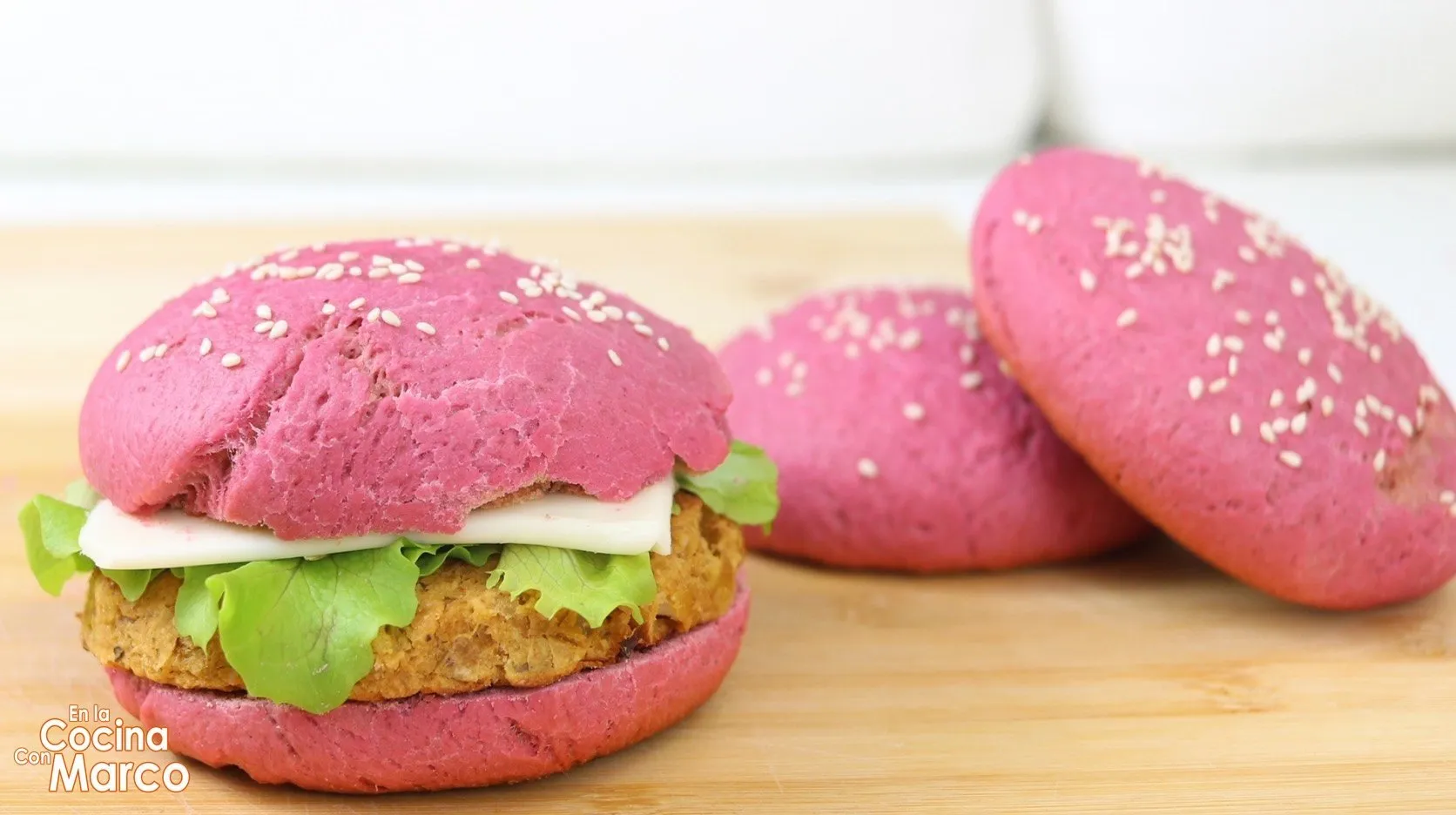 Hamburguesas rosadas receta