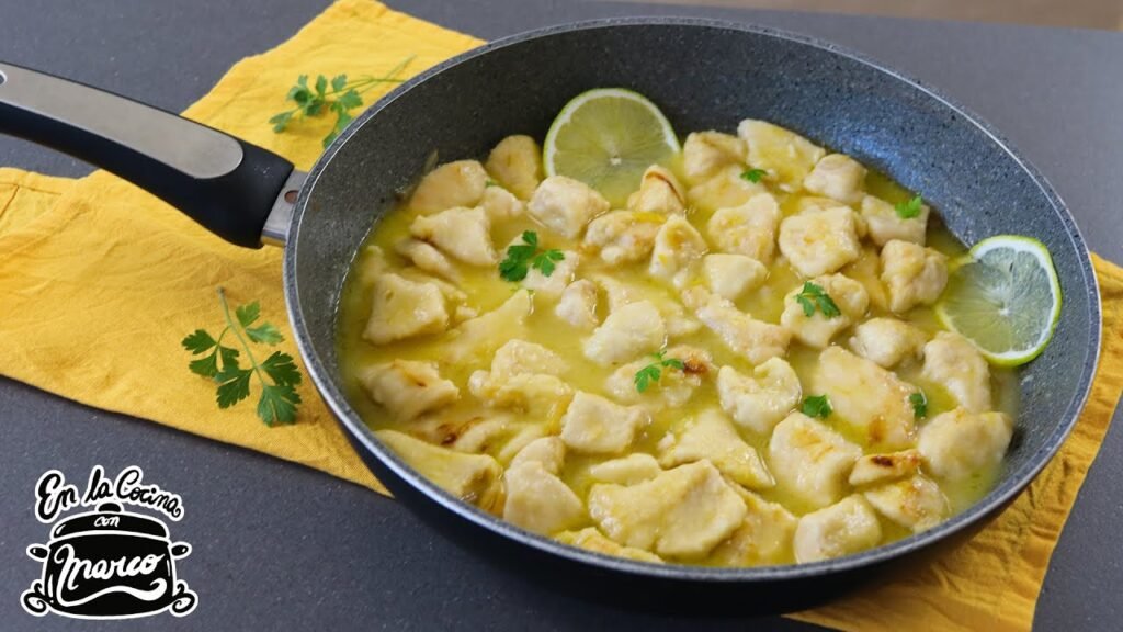 pollo al limon receta cremosa y deliciosa