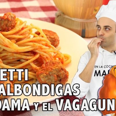 spaghetti con albondigas