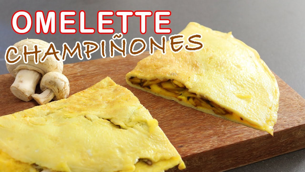omelette de champiñones