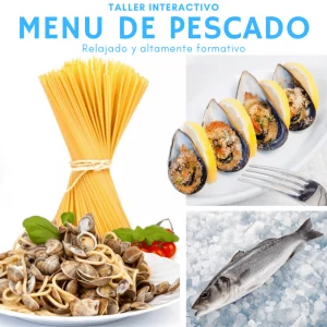 curso de cocina taller Menu de pescado