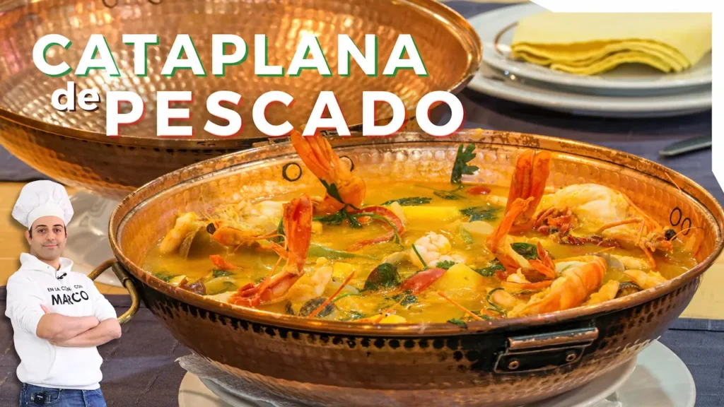 Receta de cataplana de pescado