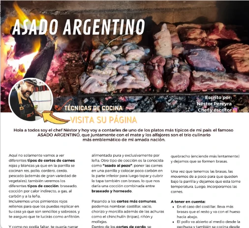 buengusteros n 30 técnicas de cocina asado argentino