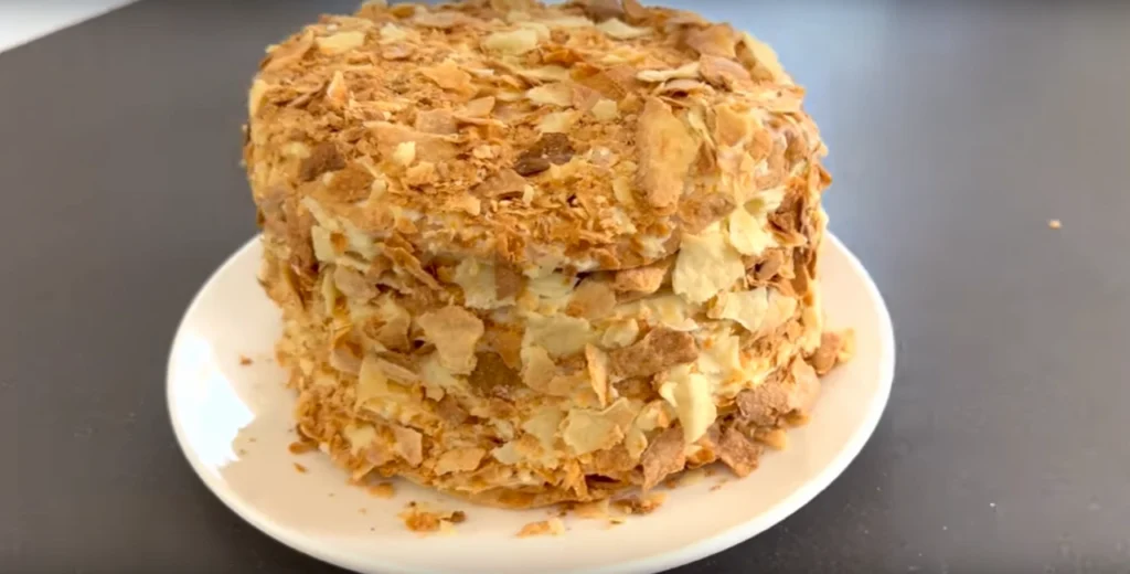 hojaldre tarta Napoleón receta