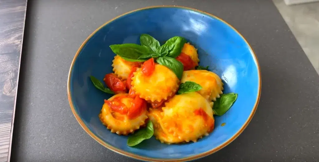 ravioli caprese receta tradicional