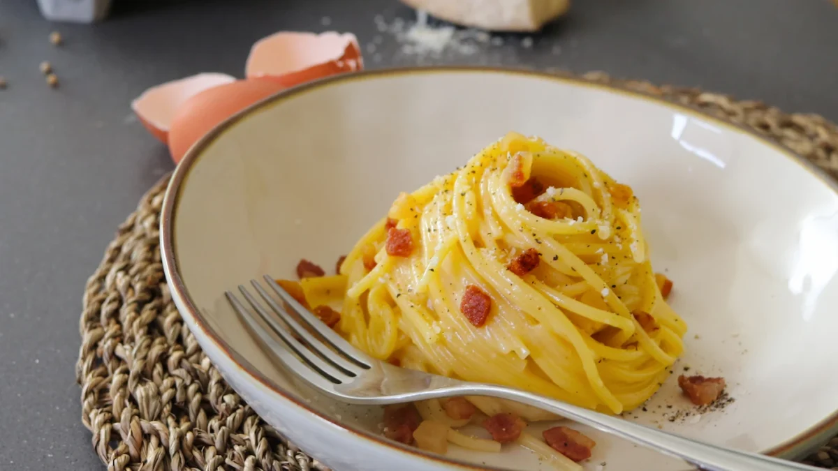 pasta carbonara receta tradicional
