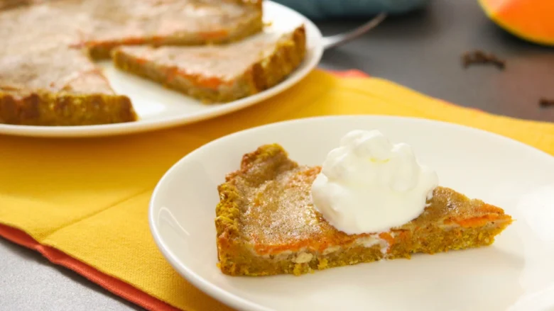 tarta calabaza avena pumpkin pie sin harina