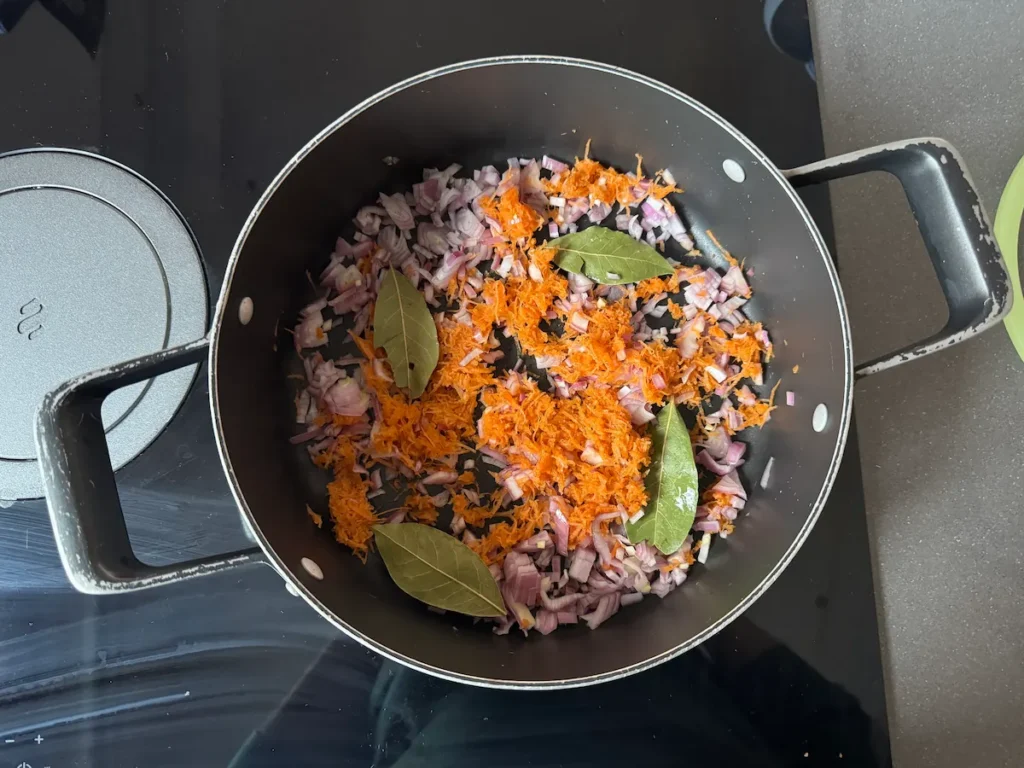 sofritto cotechino con lentejas