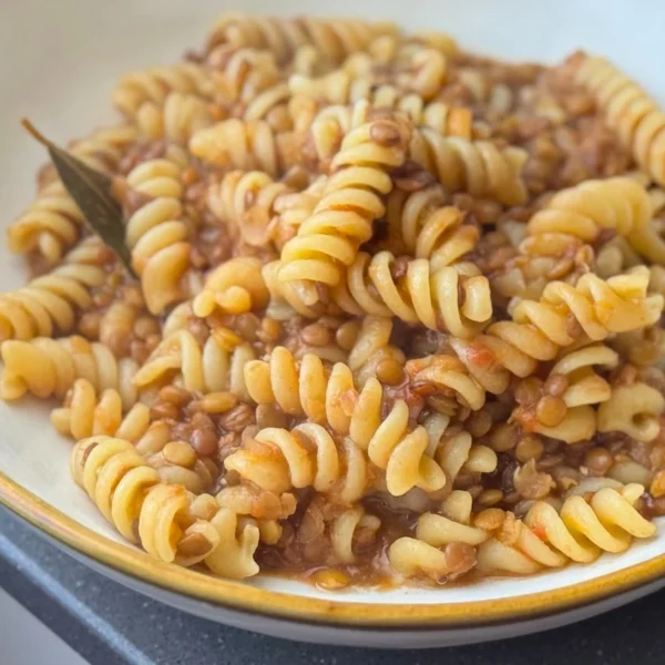 pasta lentejas