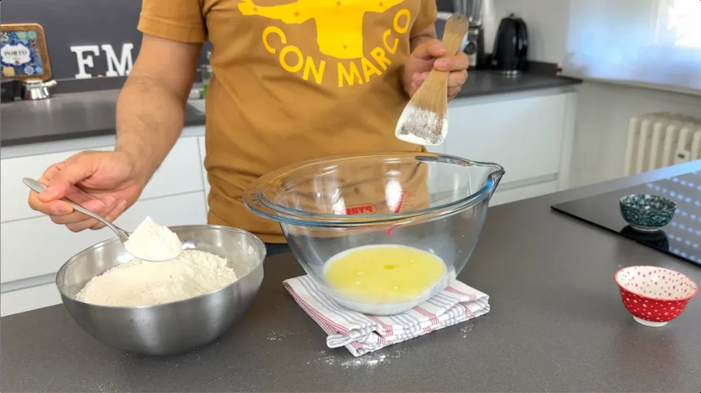 gregar harina levadura masa pan molde