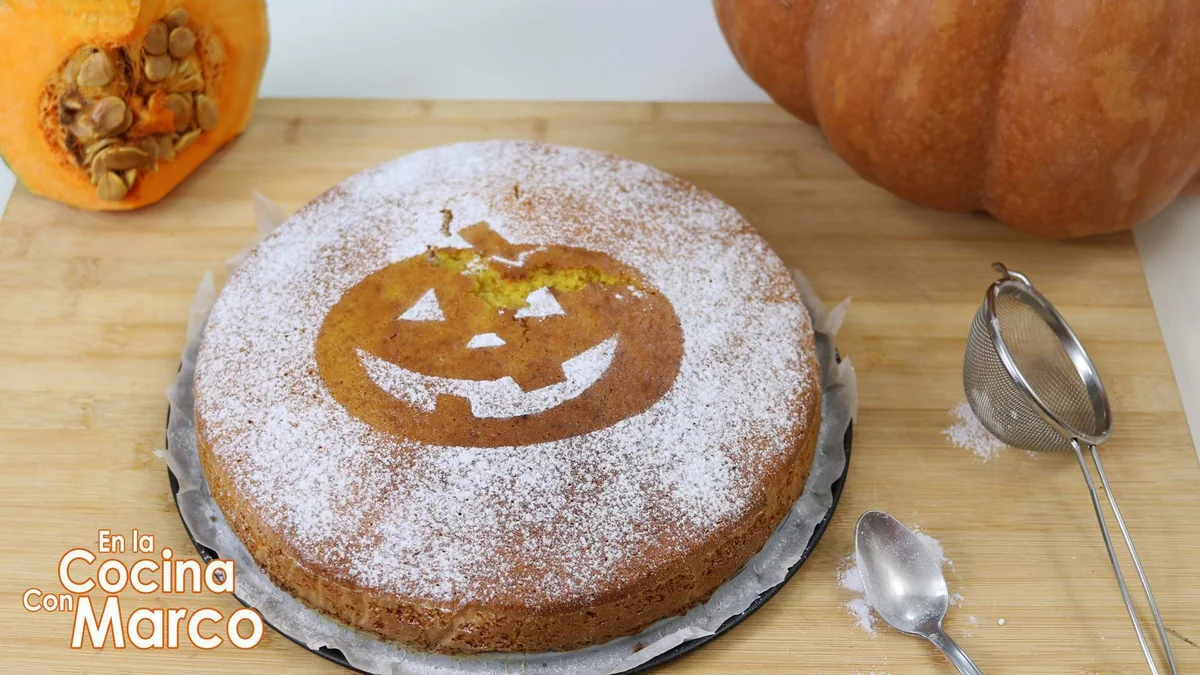 Tarta de calabaza y almendras