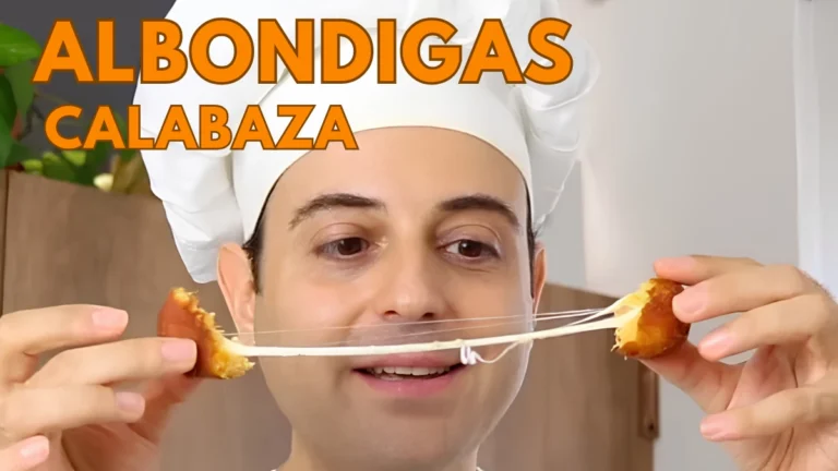 Albóndigas de calabaza con corazón de scamorza