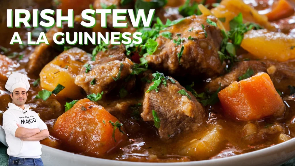 Irish Stew con cerveza Guinness receta tradicional irlandesa