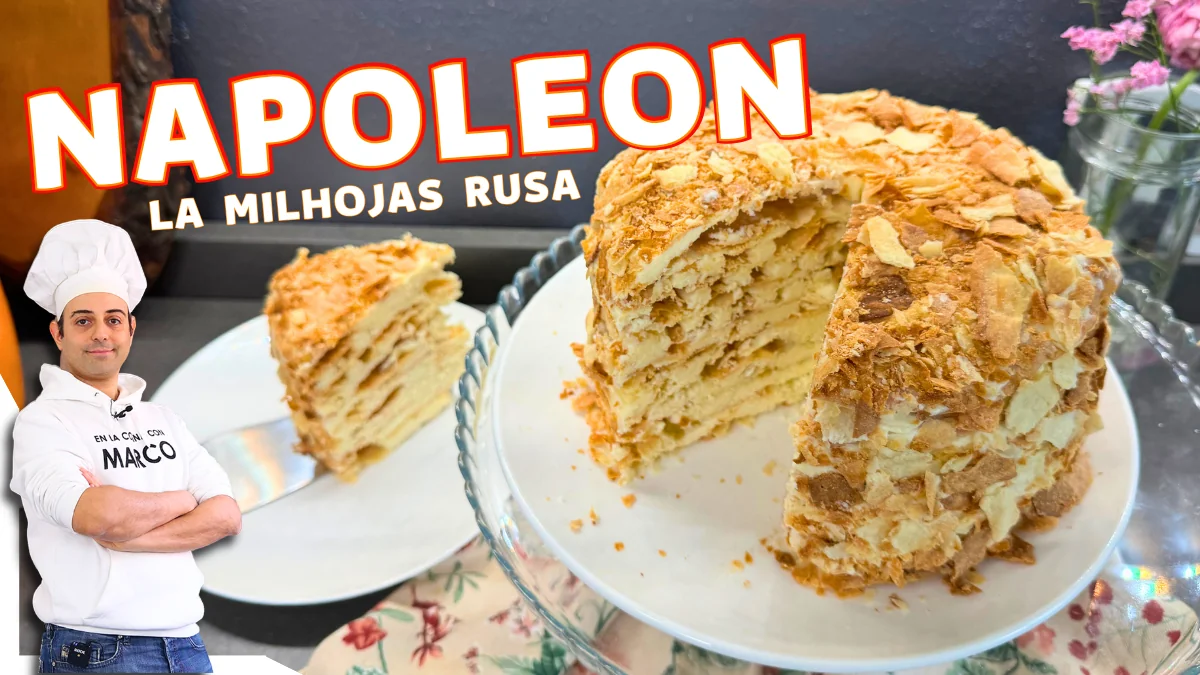 Tarta Napoleón receta paso a paso