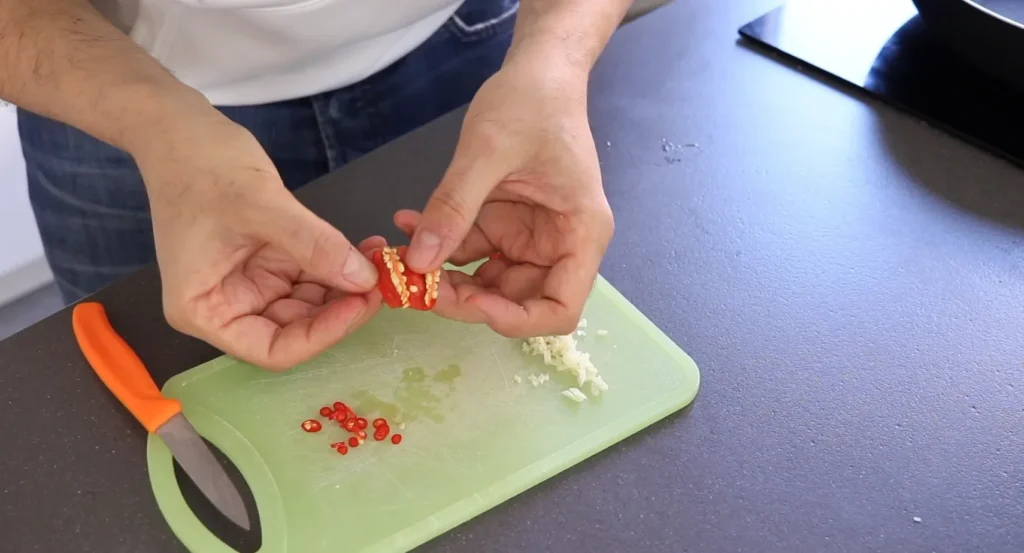 abrir peperoncino aji guindilla chile