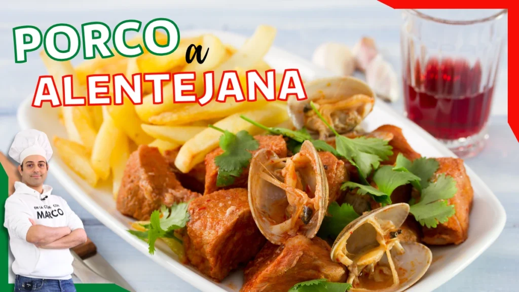 carne de porco à alentejana receta tradicional portuguesa