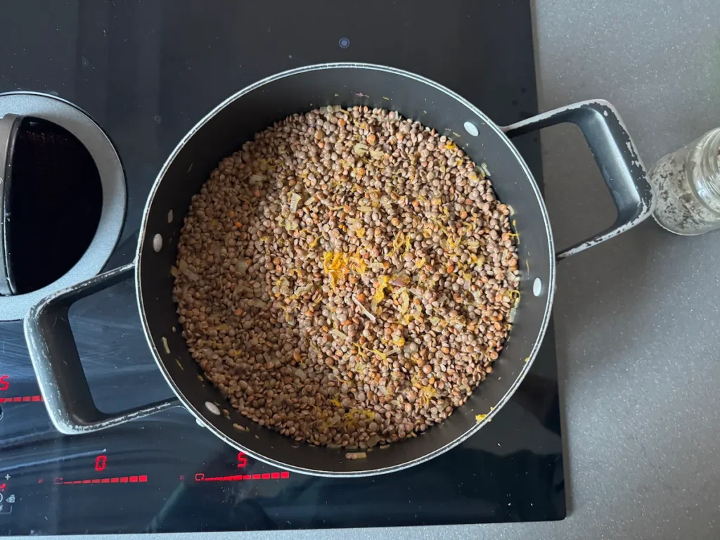 cocinar lentejas