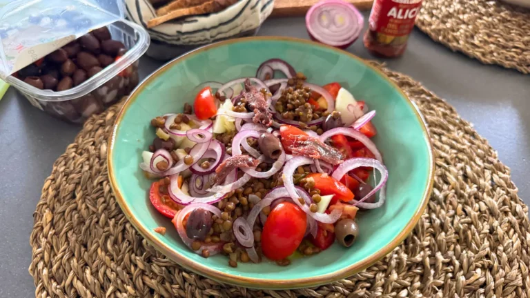 Ensalada de lentejas