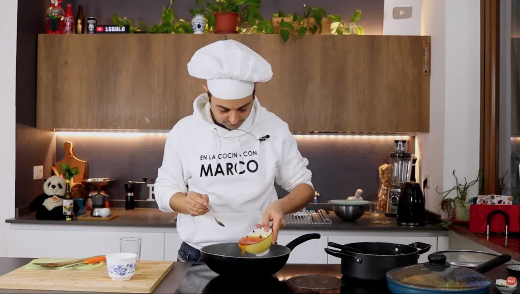 añadimos azafrán disuelto
